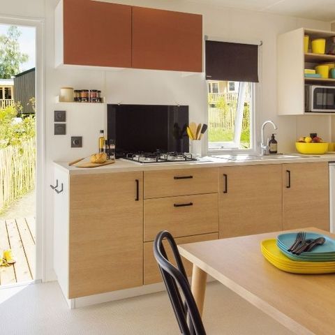 BUNGALOW 7 personnes - Mobil-home Evasion+ 7 personnes 2 chambres 28m²