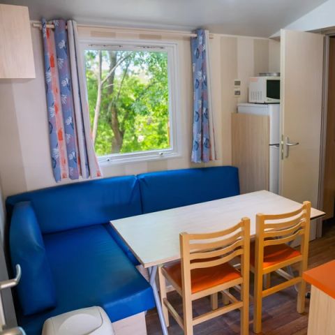 Mobilhome 5 personnes - Aqua 2 chambres 4 Adultes et 1 enfant Terrasse Semi-Couverte Clim TV