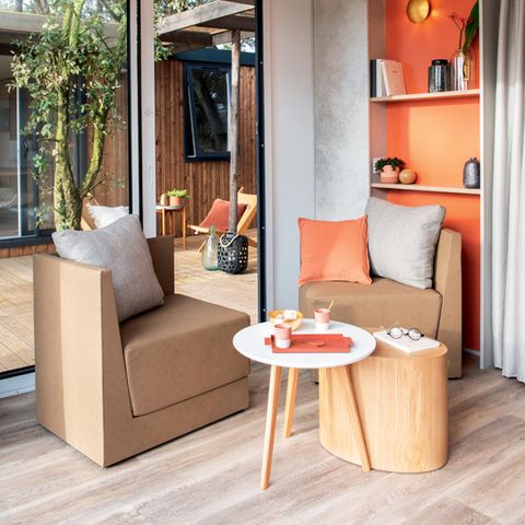 Mobilhome 2 personnes - COTTAGE VIP 1 CHAMBRE