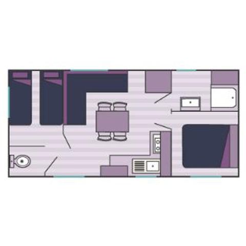 BUNGALOW 4 personnes - Elegant
