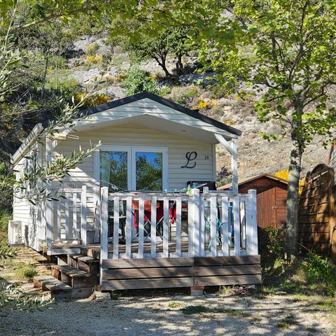 Mobilhome 2 personnes - Cottage Confort - Climatisé - 1 chambre