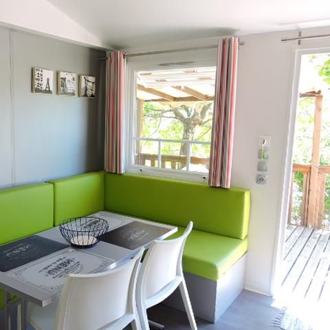 Mobilhome 6 personnes - Cottage Confort - Climatisé - 2 chambres