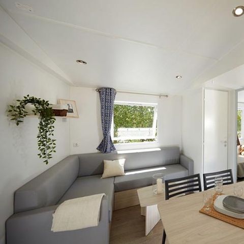 BUNGALOW 6 personnes - MobilHome Evo 2ch 4/6pers Terrasse semi-couverte sans Clim TV