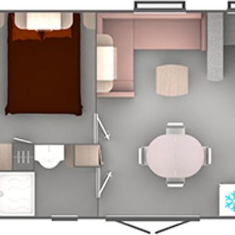 BUNGALOW 6 personnes - 3 chambres
