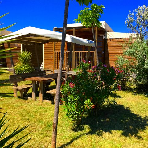 BUNGALOW 4 personnes - Cabane NATURE ECO (sans sanitaires)