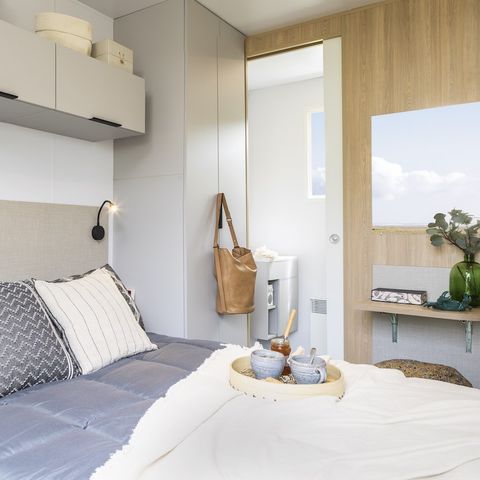Mobilhome 4 personnes - Sunêlia Prestige 2 ch. 4 pers - 34 m2 - Terrasse couverte - SAM