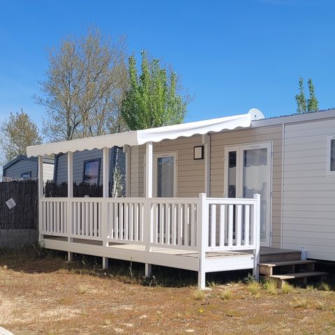 Mobilhome 4 personnes - Cottage Confort 2ch. 4pers. -30m2 - Terrasse couverte - SAM