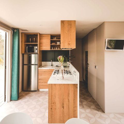 Mobilhome 6 personnes - Sunêlia Prestige 3ch. 6 pers. - 36m2 - Terrasse couverte - SAM