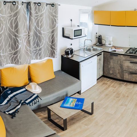Mobilhome 8 personnes - Sunêlia Prestige 4ch. 8 pers. - 40m2 - Terrasse couverte - SAM
