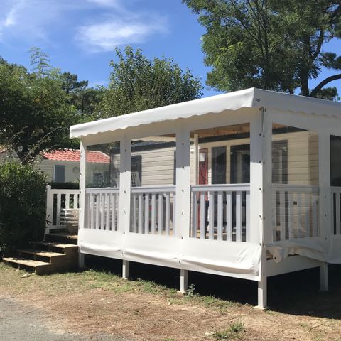 Mobilhome 8 personnes - Sunêlia Prestige 4ch. 8 pers. - 40m2 - Terrasse couverte - SAM
