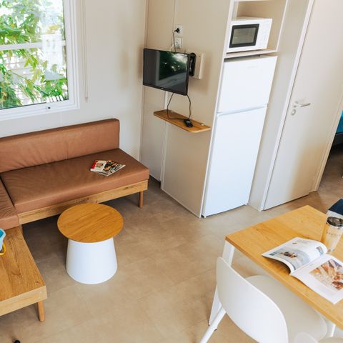 Mobilhome 6 personnes - LOISIR CONFORT 3ch/ 6p - 36m² - Terrasse couverte - DIM