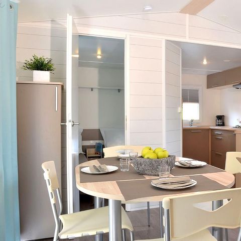 Mobilhome 4 personnes - COTTAGE CONFORT 2ch / 4p - 30m² - Terrasse couverte - DIM