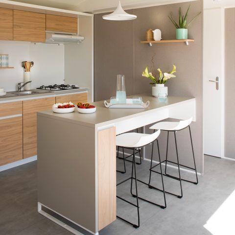 Mobilhome 4 personnes - COTTAGE CONFORT 2ch / 4p - 30m² - Terrasse couverte - DIM