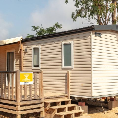BUNGALOW 4 personnes - Mobil-home | Comfort | 2 Ch. | 4 Pers. | Terrasse surélevée | 1 SDB