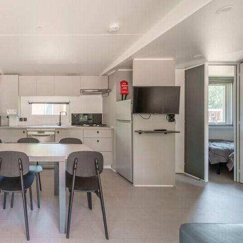 BUNGALOW 6 personnes - Mobil-home | Premium | 3 Ch. | 6 Pers. | Terrasse Lounge | Clim. | TV