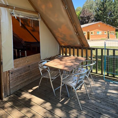 Tente en toile et en bois 5 personnes - LODGE AMAZONE