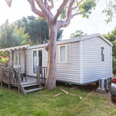 Mobilhome 6 personnes - Comfort XL | 2 Ch. | 4/6 Pers. | Terrasse surélevée | Clim.
