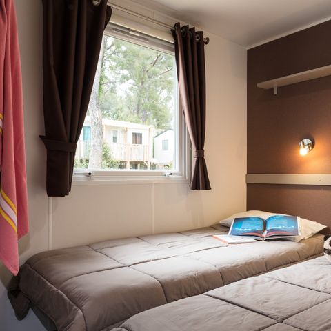 Mobilhome 6 personnes - Comfort | 3 Ch. | 6 Pers. | Terrasse surélevée | Clim.