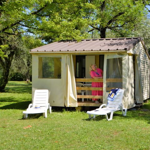 BUNGALOW 5 personnes - Tithome 21m² - 2 chambres - sans sanitaires 5 pers.