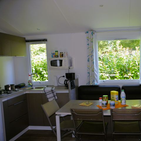 BUNGALOW 8 personnes -  Résidence Trio 40m² - 3 chambres, 2 salles de bain 6 pers.
