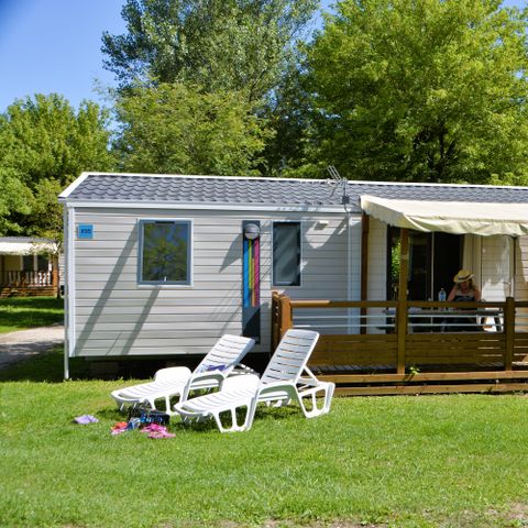 BUNGALOW 8 personnes -  Résidence Trio 40m² - 3 chambres, 2 salles de bain 6 pers.