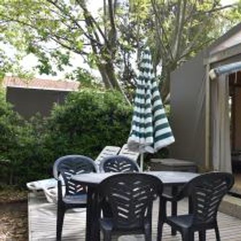 Tente en toile et en bois 4 personnes - Maori 2 pièces 4 personnes