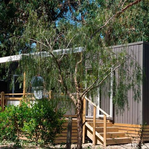 BUNGALOW 4 personnes - Mobile-home | Ultimate | 2 Ch. | 4 Pers. | Terrasse surélevée | 2 SDB | Clim.