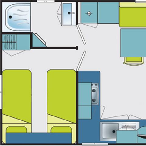 BUNGALOW 4 personnes