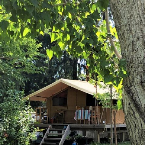 TENTE TOILE ET BOIS 4 personnes - Ecolodge