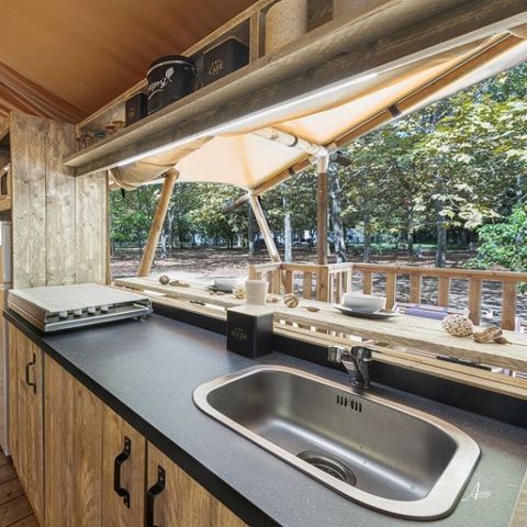 BUNGALOW TOILÉ 5 personnes - Luxury Lodge 4/5 personnes en zone L (2 chambres)
