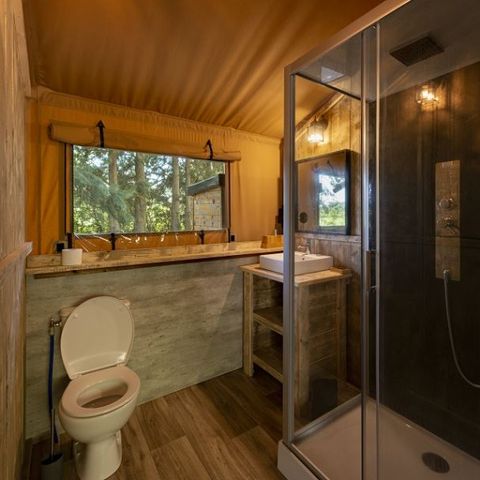 BUNGALOW TOILÉ 5 personnes - Luxury Lodge 4/5 personnes en zone J (2 chambres)