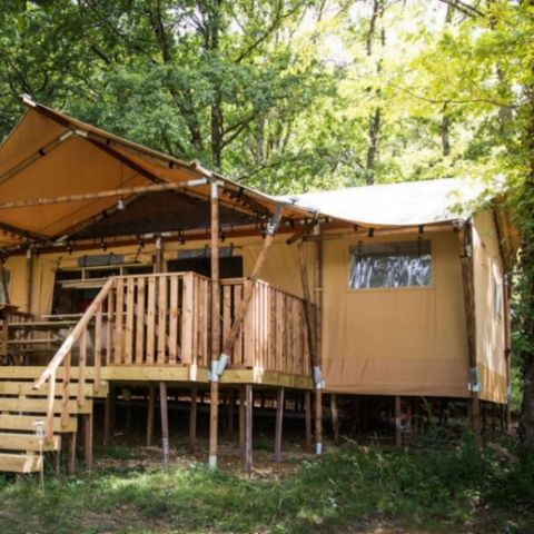 BUNGALOW TOILÉ 5 personnes - Luxury Lodge 4/5 personnes en zone J (2 chambres)
