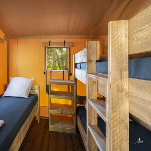 BUNGALOW TOILÉ 5 personnes - Luxury Lodge 4/5 personnes en zone J (2 chambres)
