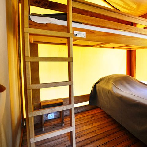 Tente en toile et en bois 5 personnes - Tente Lodge Cottu