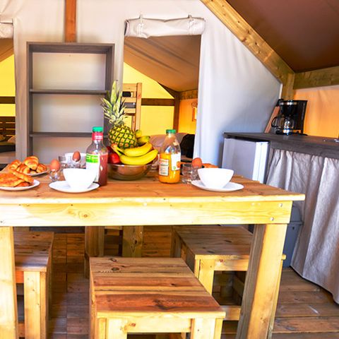 TENTE 5 personnes - Tente Lodge Liberta 5p 2Ch - sans sanitaires