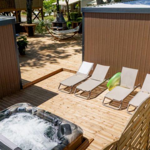 BUNGALOW 10 personnes - Cottage Premium Tribu SPA 10P 5CH