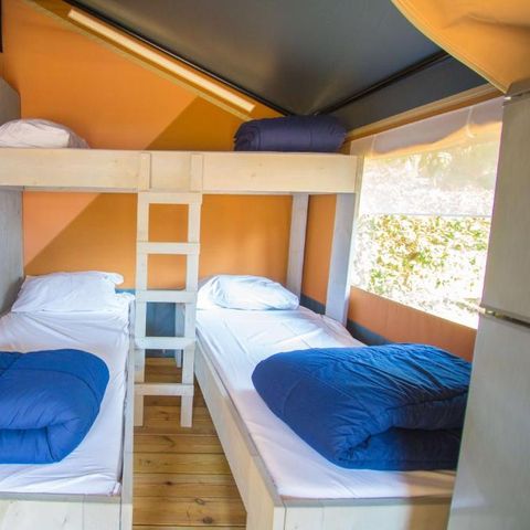 TENTE TOILE ET BOIS 5 personnes - Safari tent Comfort