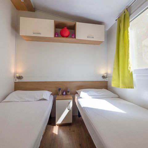 BUNGALOW 6 personnes - Comfort XL | 3 Ch. | 6 Pers. | Terrasse surélevée | Clim. | TV