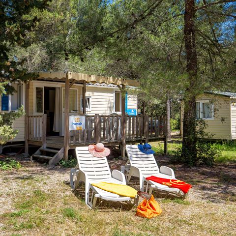 BUNGALOW 6 personnes - Comfort XL | 3 Ch. | 6 Pers. | Terrasse surélevée | Clim. | TV