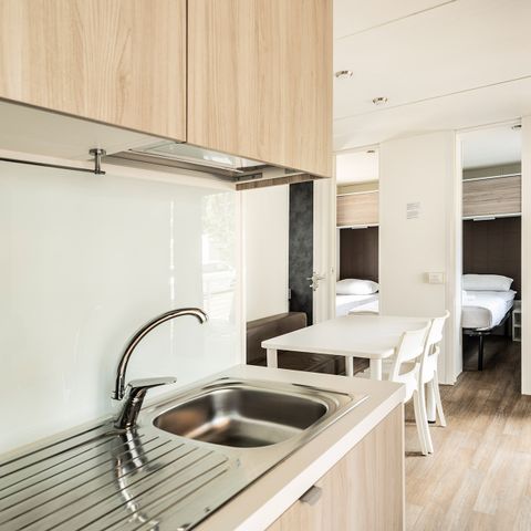 BUNGALOW 6 personnes - Premium Camping Home à trois chambres 6+1