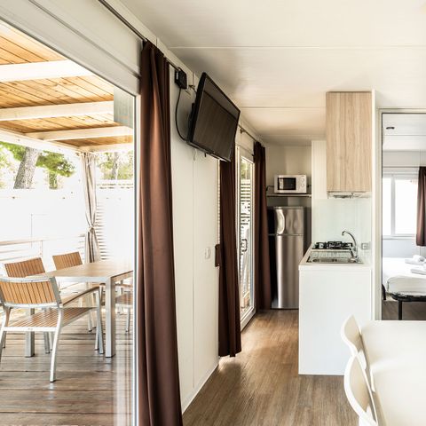BUNGALOW 6 personnes - Premium Camping Home à trois chambres 6+1