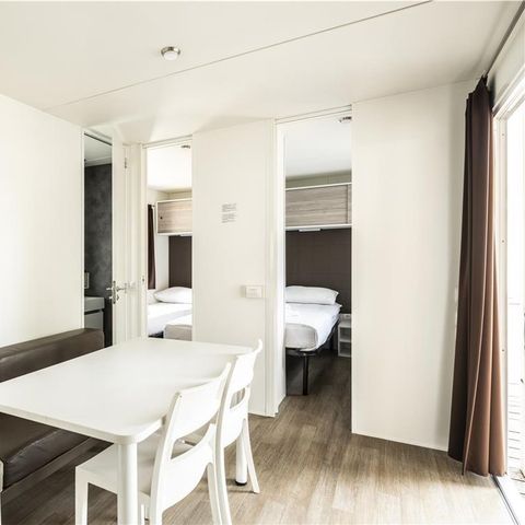 BUNGALOW 7 personnes - Premium Three-Bedroom Camping Home 6+1