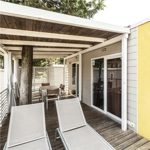 BUNGALOW 7 personnes - Premium Three-Bedroom Camping Home 6+1