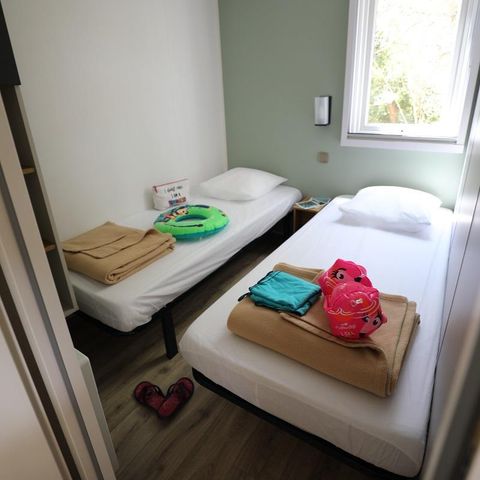 Mobilhome 4 personnes - Moorea 52 m² - 3 pièces - 2 chambres - Jacuzzi privatif - Climatisation