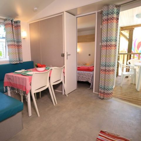 Mobilhome 4 personnes - Hawaï - 32 m² - 2 chambres - Jacuzzi