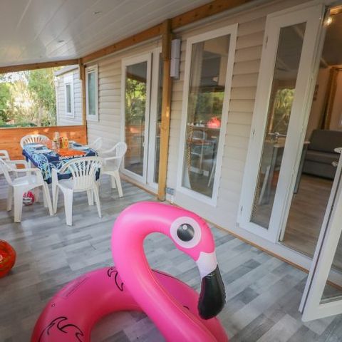 Mobilhome 6 personnes - Bora-Bora - 38m² - 3 chambres - climatisé