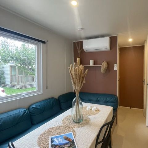 Mobilhome 6 personnes - Maïao 36 m² - 4 pièces - 3 chambres - Climatisation et TV