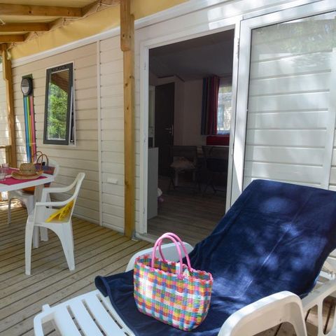 BUNGALOW 5 personnes - Mobil MIMOSA Climatisé 2 chambres (29m²)
