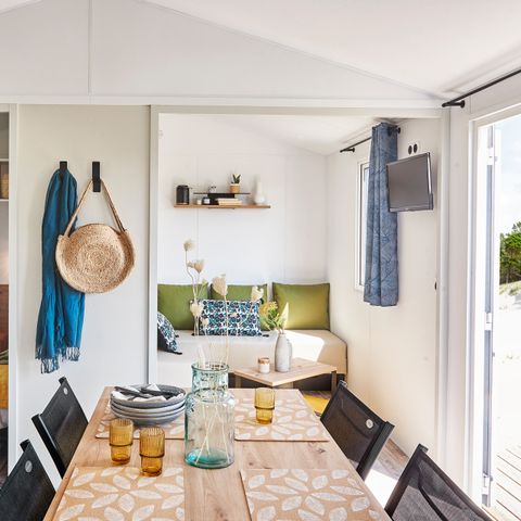 BUNGALOW 5 personnes - Mobil LAVANDE Climatisé 2 chambres (27m²)