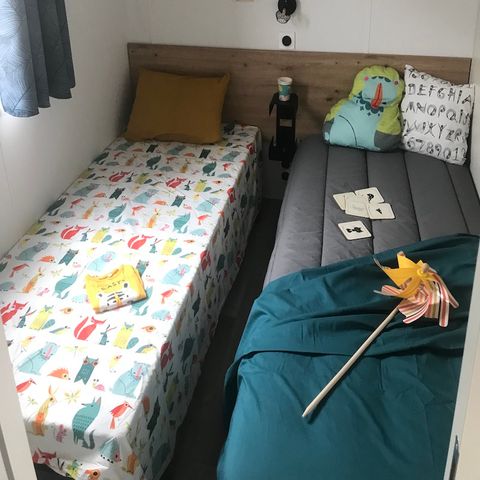 BUNGALOW 5 personnes - Mobil LAVANDE Climatisé 2 chambres (27m²)